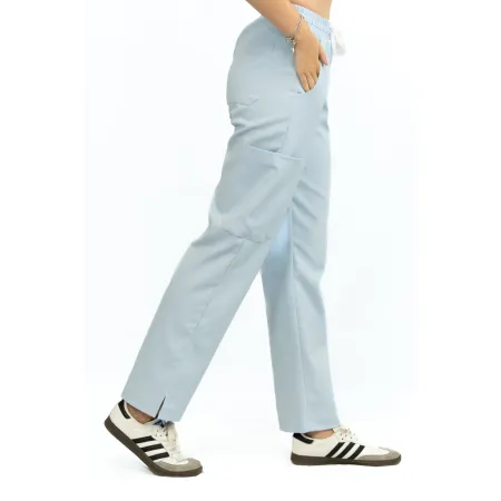 Spodnie medyczne SCRUBS MEDI TEDDY - COSTA BABY BLUE